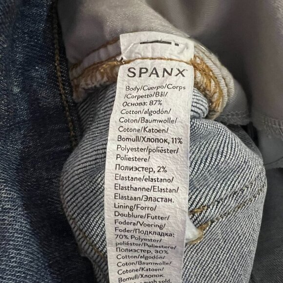 SPANX Shape Kick Flare Pull On Jeans Women's Size Small - Picture 8 of 9